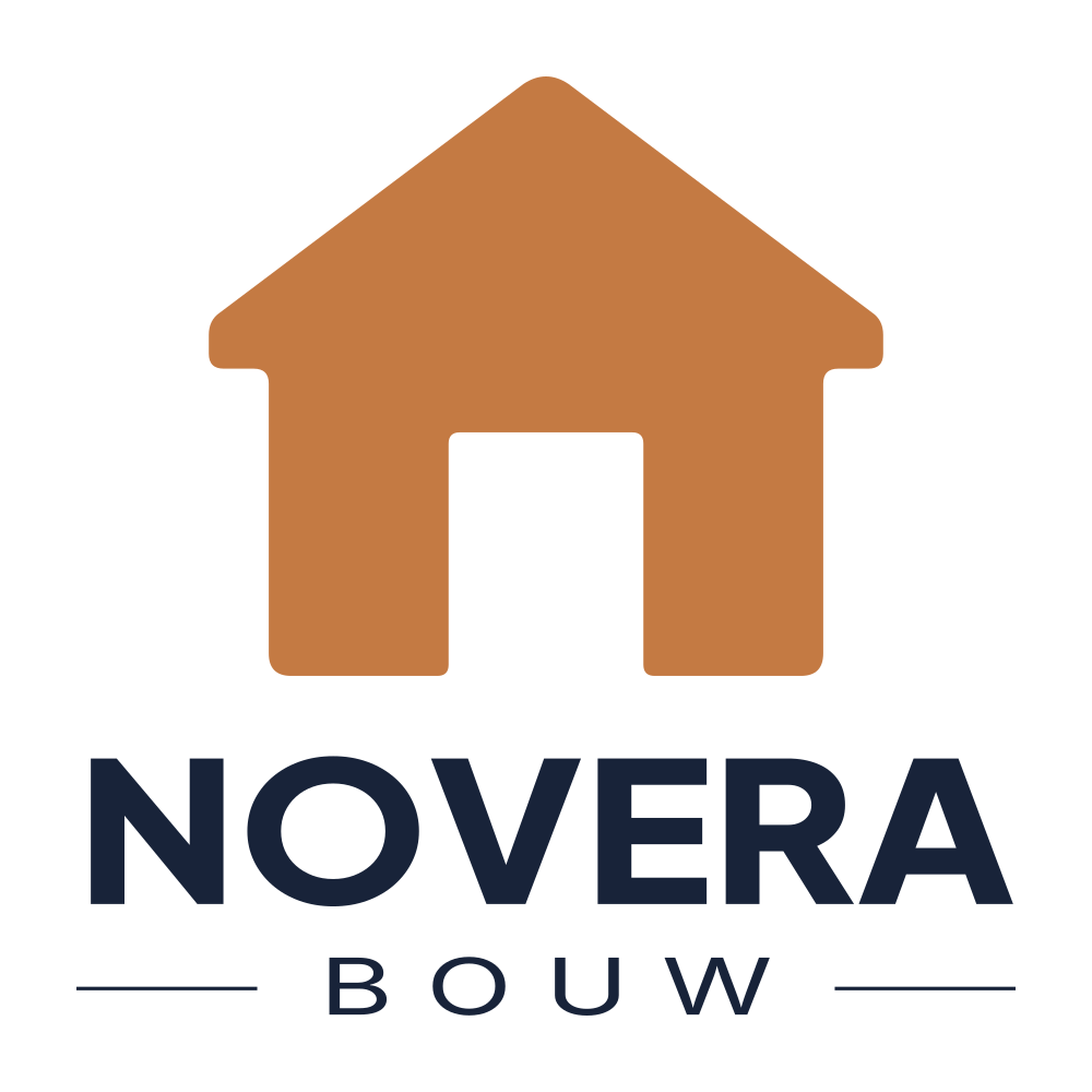 Novera Bouw profielfoto, vierkant lockup op wit